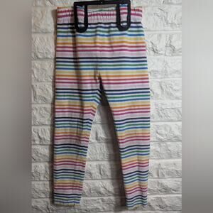 Hanna Andersson Rainbow Stripe Leggings Girls SIze 5